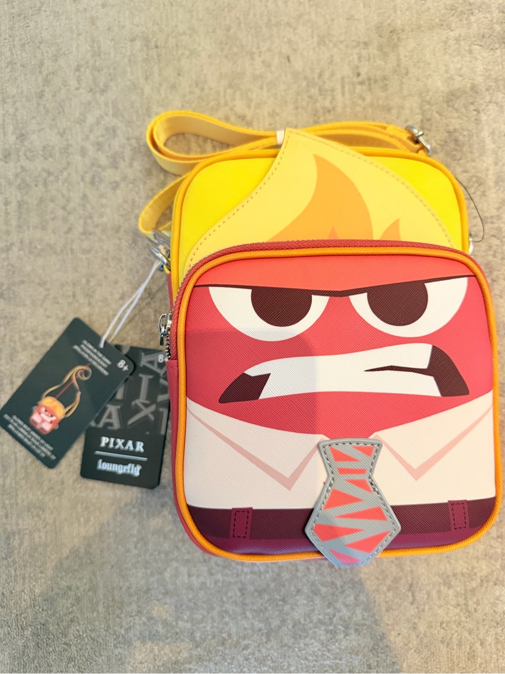 Loungefly Disney Pixar - Inside Out-  Anger Crossbody Bag